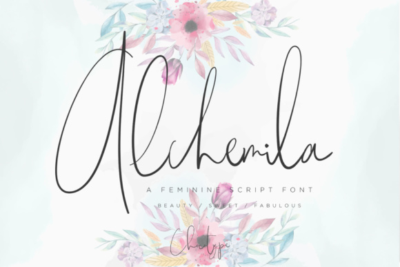 Alchemila: A Sophisticated Script Font for Web Design