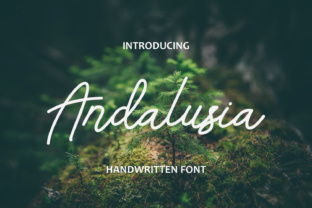 Andalusia: A Handwritten Font for Editorial Design