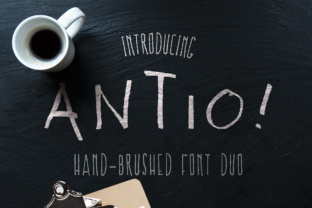 Antio Duo Font for Handmade Brands