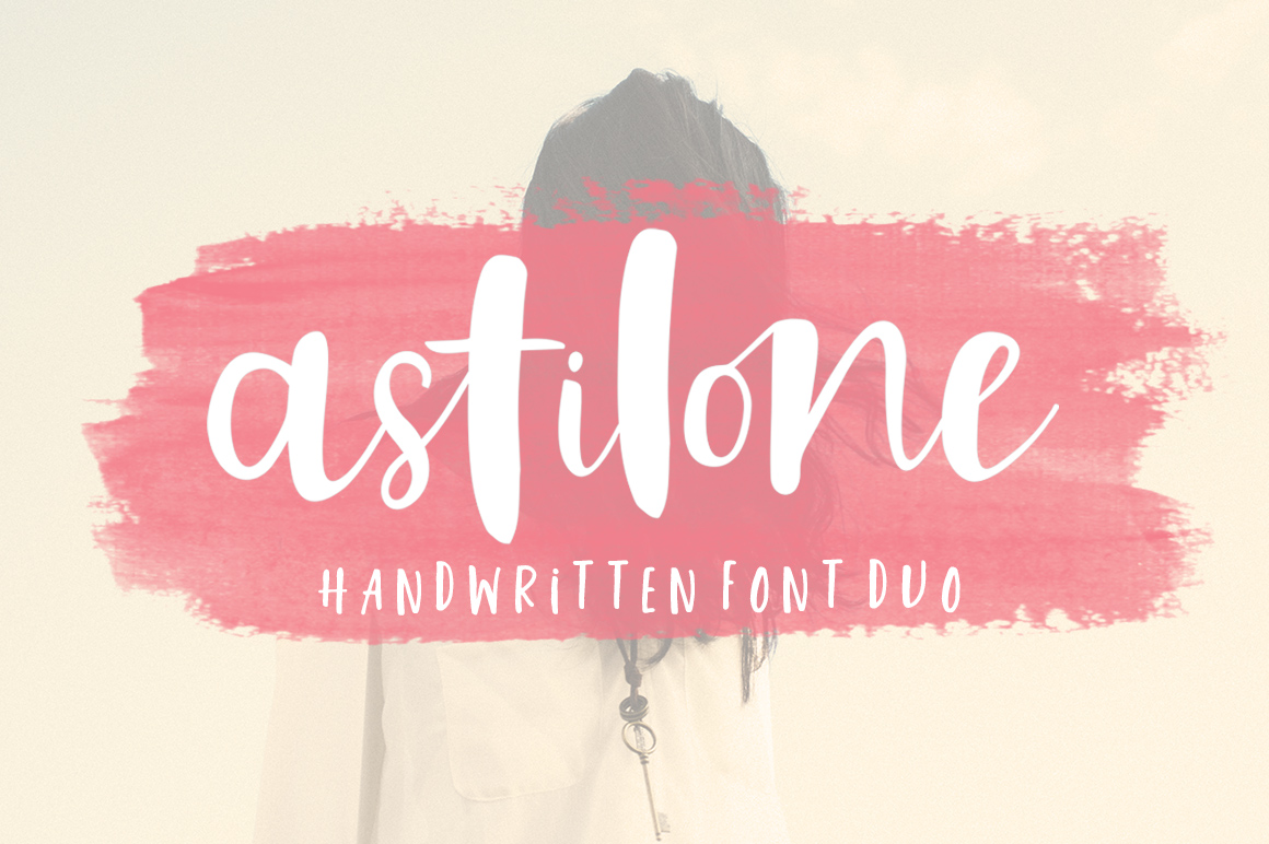 Astilone Font Duo: A Hand-Brushed Typeface for Bold Branding