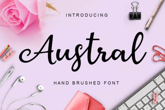 Austral Typeface: A Modern Script for Social Campaigns