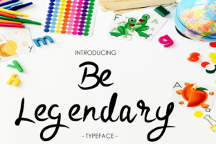 Be Legendary: A Script Font for Editorial Design