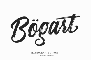 Bogart Font: A Brush Script for Makers