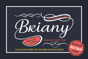 Briany Font: Elevate Campaign Headlines with Style