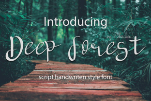 Deep Forest: A Handwritten Typeface for Calm Editorial Design