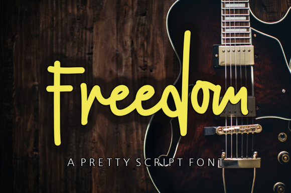 Freedom: A Versatile Script Font for Makers