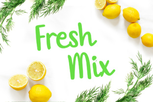 Fresh Mix: A Spring-Inspired Script Font for Branding