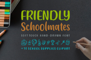 Friendly Schoolmates: A Playful Typeface for Branding