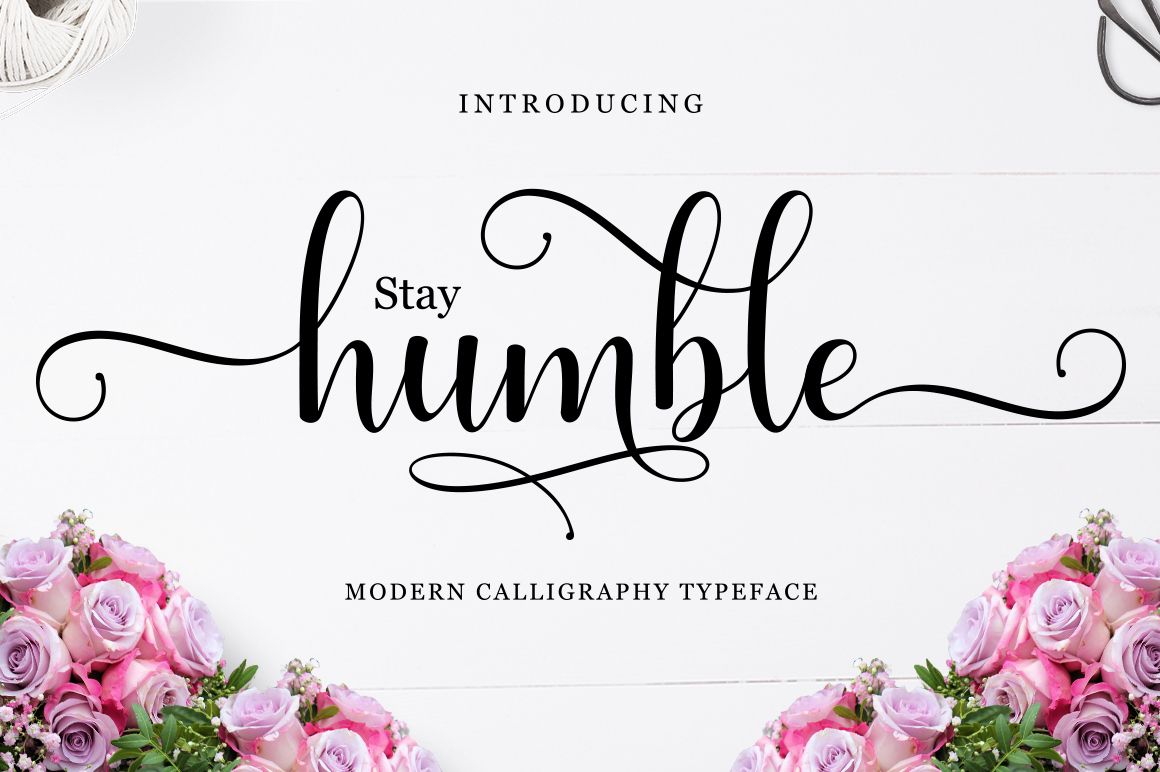 Humble Font: A Whimsical Script for Crafters