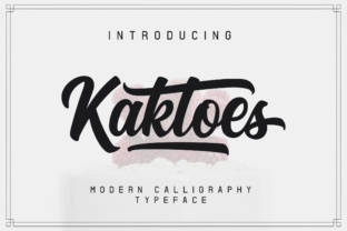 Kaktoes Font: A Designer’s Guide to Vintage Script