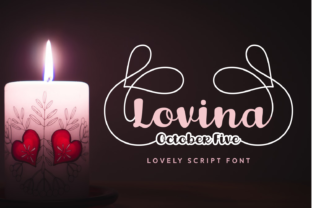 Lovina October Five: The Perfect Script Font for Crafters