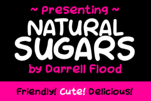 Natural Sugars Font: Sweet Style for Crafters