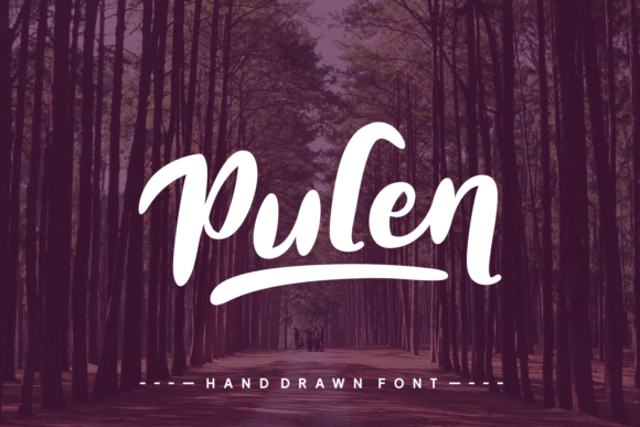 Pulen: A Hand-Drawn Font for Editorial Design