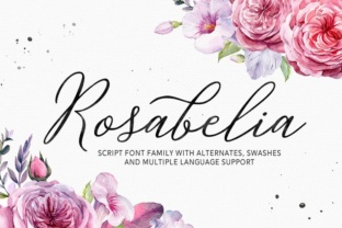 Rosabelia: The Elegant Script Font for Crafters