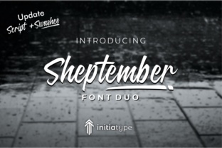 Sheptember: The Elegant Script Font for Makers