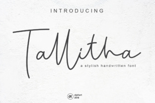 Tallitha: A Handwritten Typeface for Editorial Calm