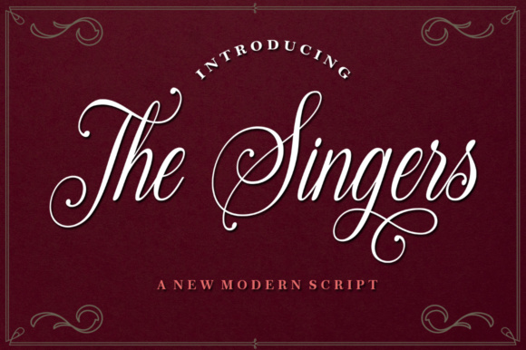 The Singers Font: Elevating Web Design with Modern Script