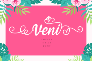 Veni Font: Elegant Script for Handmade Brands